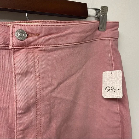 We The Free NWT Just Float On Super Flare Pink Pants Size 32 - Picture 3 of 10